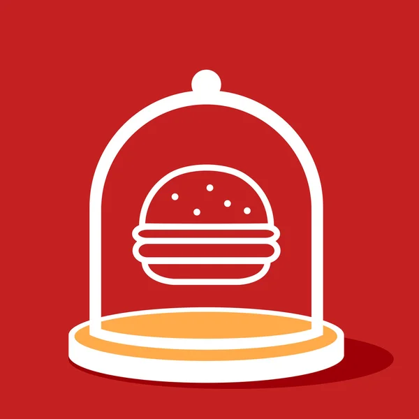 Burger korunması. — Stok Vektör