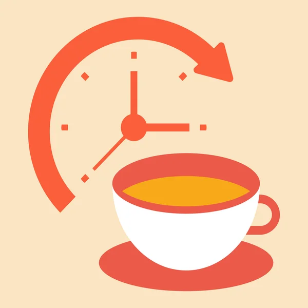 Pausa para el café — Vector de stock