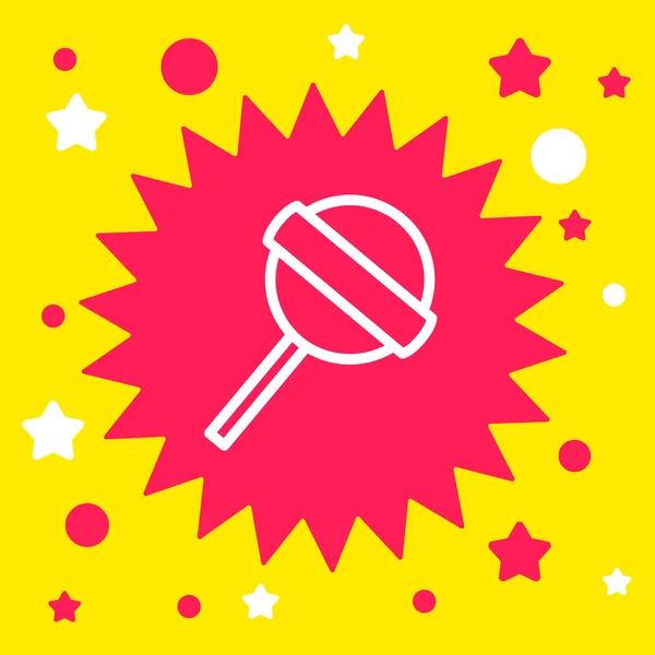 Star sign with a  Lollipop. — Stock Vector