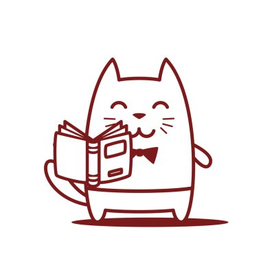 açık bir kitap tutan garson üniforma