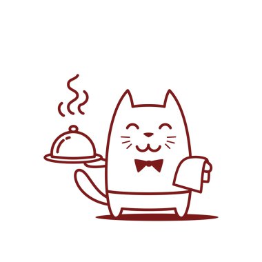 Garson üniforma ve papyon