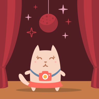 karakter fotoğrafçı fotoğrafçılık renkli düz