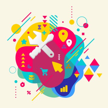 Araçlar tornavida ve İngiliz anahtarı