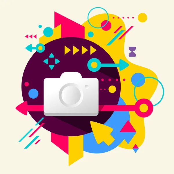 Photo camera — Stock Vector