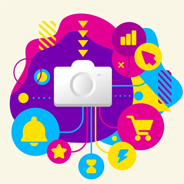 Photo camera — Stock Vector