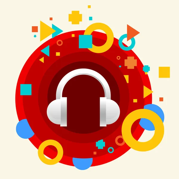 Auriculares — Vector de stock