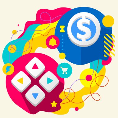 joystick ve dolar işareti