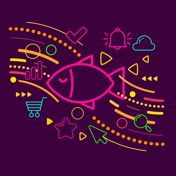 Fish. — Stock Vector