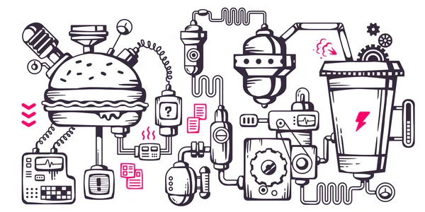 Endüstriyel arka planını çalışma mekanizması