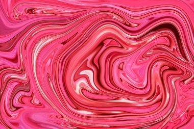 Soyut vektör geometrik arkaplan akışı pembe sıvı tasarım, broşür şürü