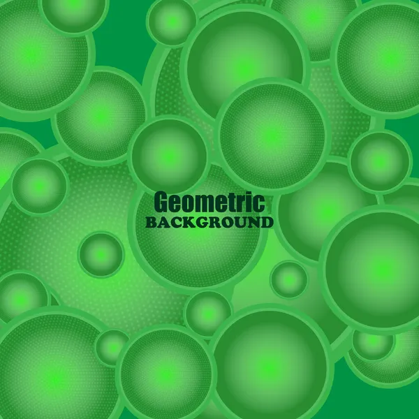 Grüner abstrakter Vektorhintergrund mit geometrischen Formen Farbverlauf für Präsentationsdesign. — Stockvektor