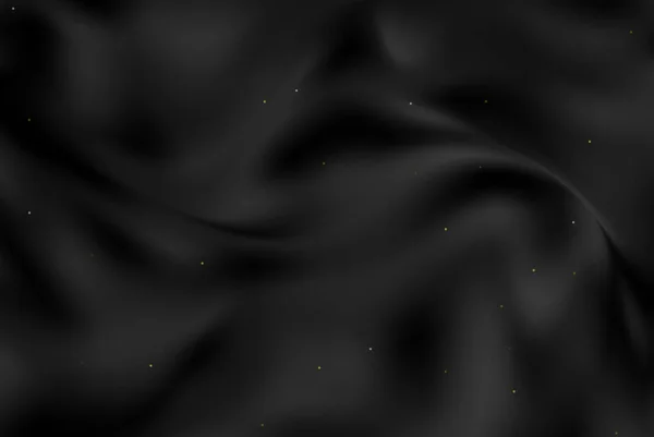 要旨暗い背景波状シルクダークグレーのポスターデザイン ベクトルデザインイラストEps — ストックベクタ
