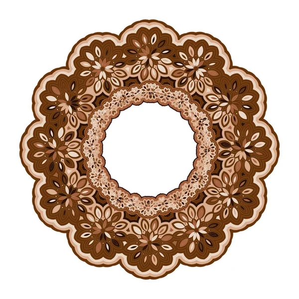 Decorative Ornament Ethnic Oriental Style — Vetor de Stock