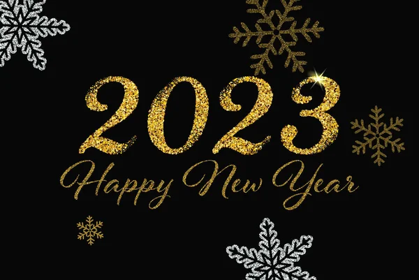 Koyu arkaplan, ince toz parçacıklarından yapılmış altın kar tanesi, şenlik tasarım elementi