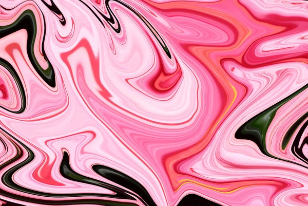 Υγρή Υφή Τέχνης Αφηρημένο Διάνυσμα Ροζ Κυματιστό Φόντο Ροή Ακρυλικού — Διανυσματικό Αρχείο