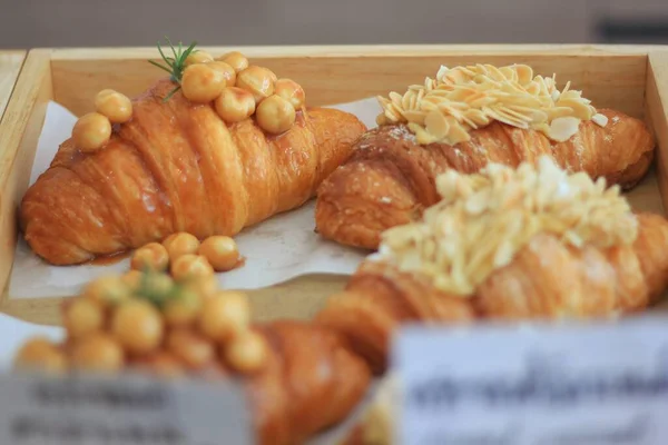 Bean Bread Croissant and almond face