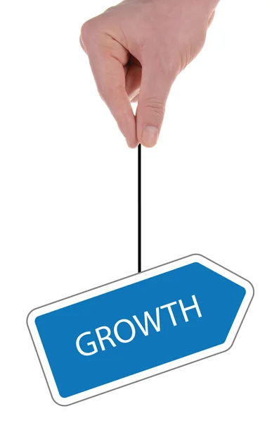 Signboard "growth" — Stock Photo, Image