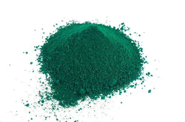 Zielone pigmenty — Zdjęcie stockowe