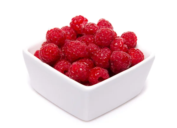 Eine Tasse Himbeeren — Stockfoto