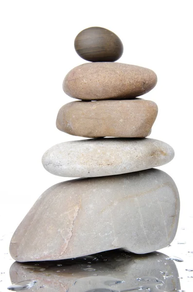 Composition of stacked pebbles — Stock Photo, Image
