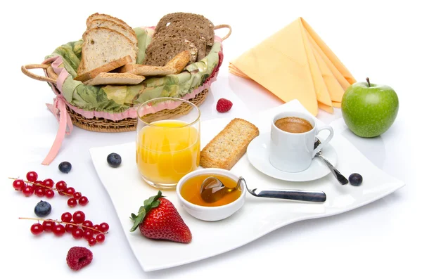 Composizione di una colazione — Foto Stock