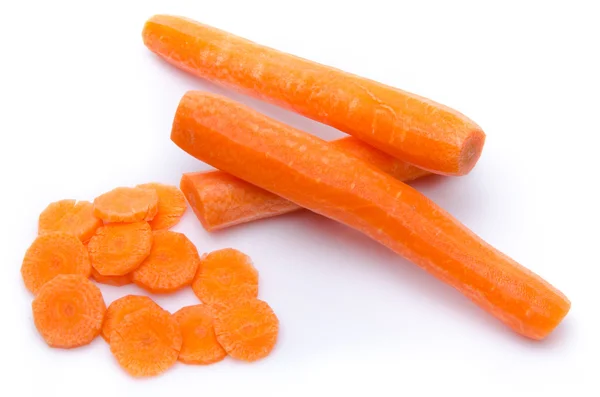 Carrots and carrot slices — Stock Photo, Image