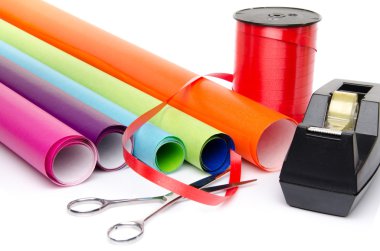 선물 포장 재료hediye sarmak için malzeme