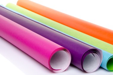 hediye sarma için renkli kağıtlar