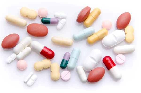 Tabletter, tabletter och kapslar — Stockfoto
