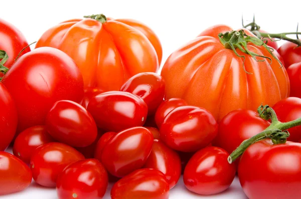 Verschillende verscheidenheden van tomaten — Stockfoto