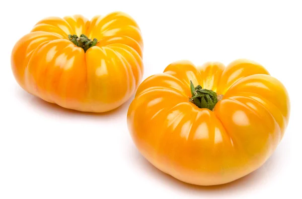 Yellow beefsteak tomatoes — Stock Photo, Image