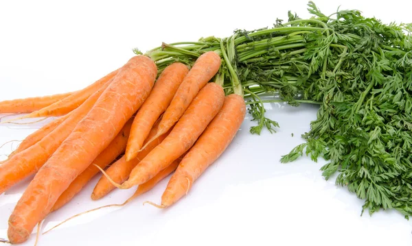 Bunch of fresh carrots — Stock Photo, Image