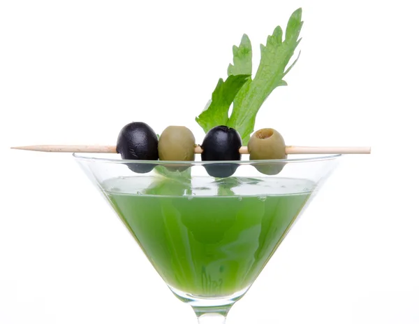 Cocktail de verduras verdes — Fotografia de Stock