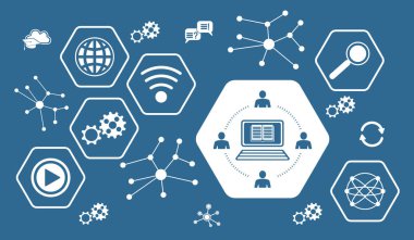 Altıgen simgeli mooc kavramı