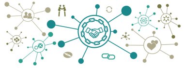 Bağlı simgelerle arkadaşlık kavramı