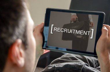 Tablet üzerinde işe alım kavramı