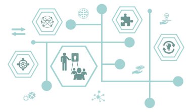 Bağlı simgelerle bilgi paylaşımı kavramı