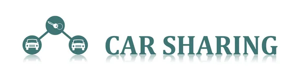 Illustration Car Sharing Concept — Stock Photo, Image