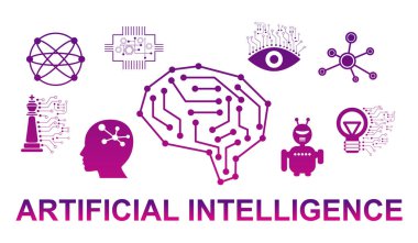 Resimde bir yapay zeka kavramının