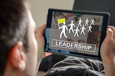 Liderlik kavramı bir Tablet