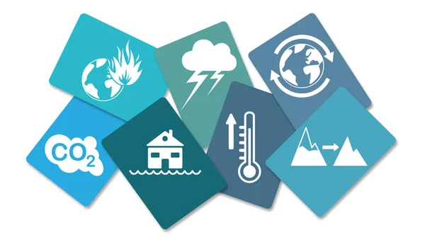 Illustration Climate Change Concept — Stock Photo, Image