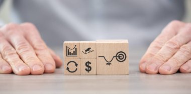 Tahta bloklar, ribaund kavramının sembolü.