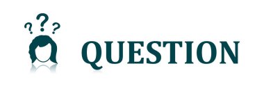 Bir soru kavram gösteren resim