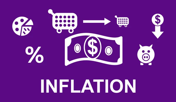 Illustration Inflation Concept — Stock Photo, Image