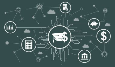 Bağlı simgelerle Fafsa kavramı