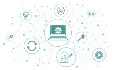 Bağlı simgelere sahip İms kavramı