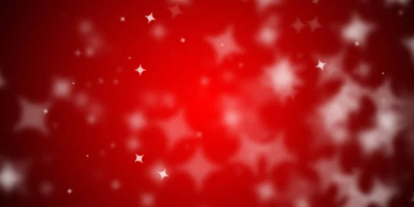 Flygande Stjärnor Över Röd Bakgrund — Stockfoto