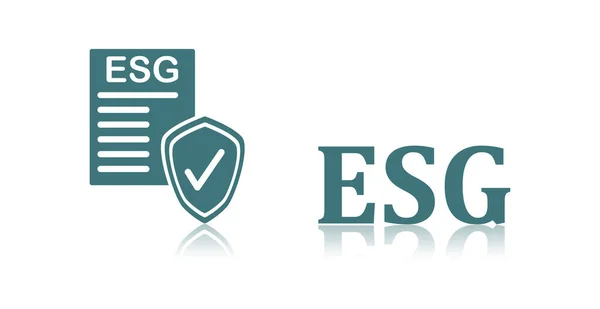 Ілюстрація Концепції Esg — стокове фото