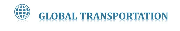 Ілюстрація Глобальної Концепції Транспорту — стокове фото