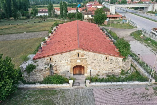 Ezinepazar Caravanserai Ligger Staden Ezinepazar Amasya Det Byggdes Melike Mahperi — Stockfoto